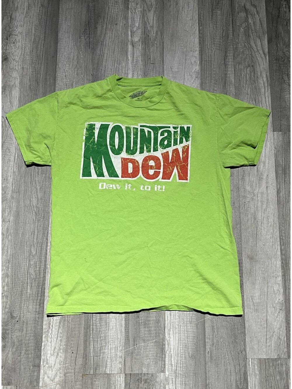 Vintage Style Mountain Dew Soda Dew It To It T-Shirt Men’s Size Medium